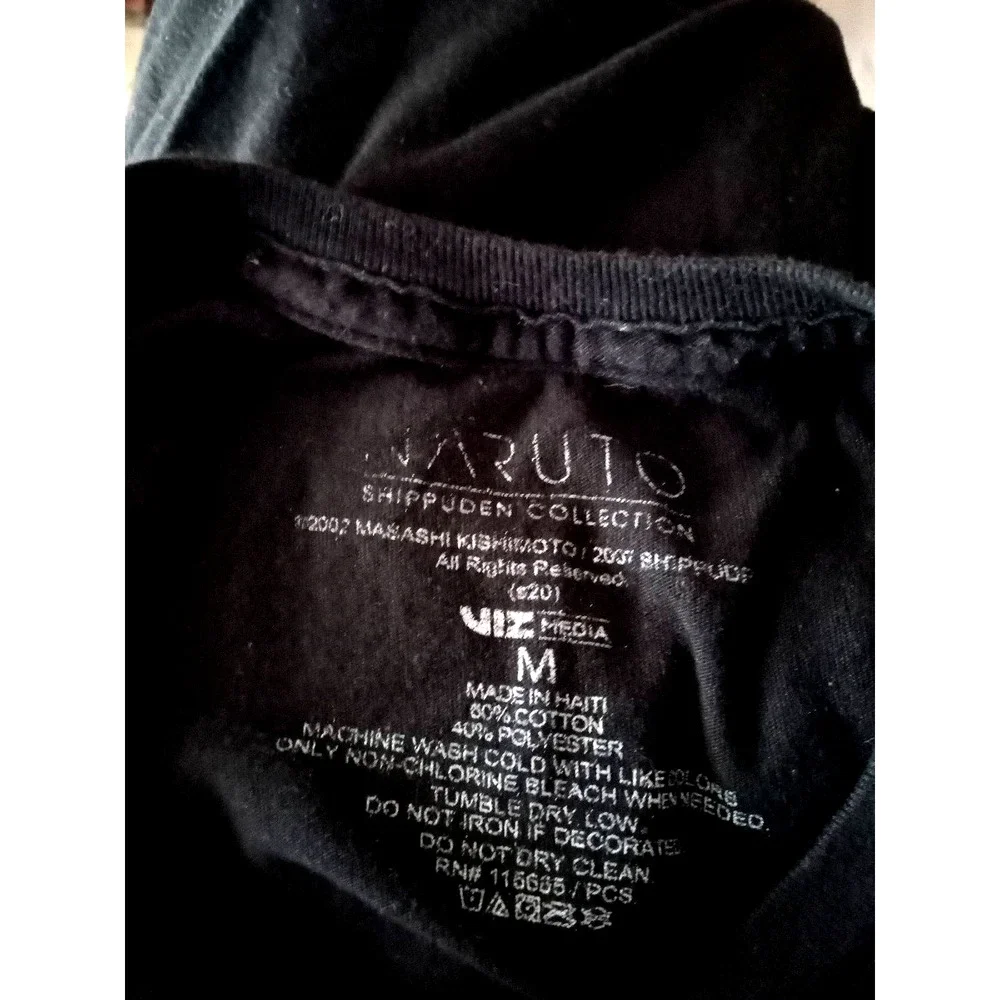 Naruto Shippuden black tee shirt, Med - Picture 4 of 4